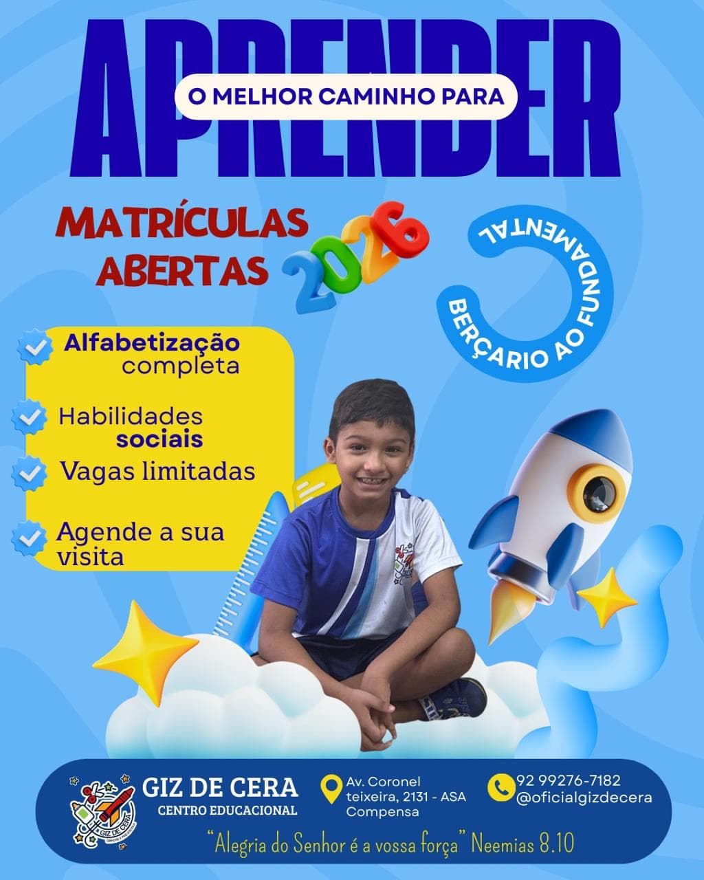Crianças felizes na escola